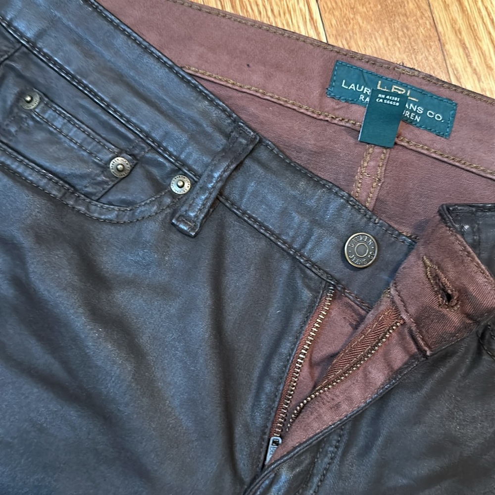 Brown jeans in good condition! Size 6 - Picture 5 of 5